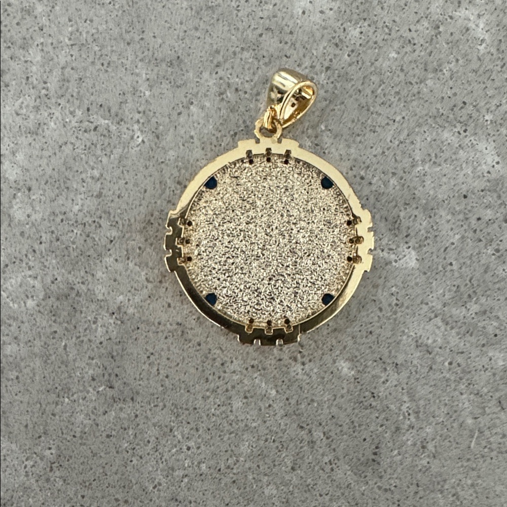March Birth Month Flower and Birthstone Pendant - Picture 2 of 2